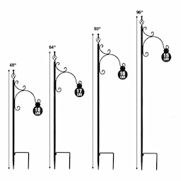 Kingsyard 60-Inch Outdoor Shepherds Hooks 3