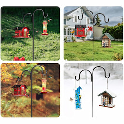 Kingsyard Full Size Heavy Duty Bird Feeder Pole System 6 Kingsyard Full Size Heavy Duty Bird Feeder Pole System 6