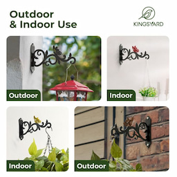 Kingsyard 2-Pack 8-Inch Heavy Duty Metal Bird Feeder Hangers 7 Kingsyard 2-Pack 8-Inch Heavy Duty Metal Bird Feeder Hangers 7