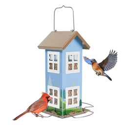 Kingsyard Hanging Bird House Feeder 2 Kingsyard Hanging Bird House Feeder 2