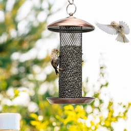 Kingsyard Heavy Duty Metal Mesh Bird Feeder 7 Kingsyard Heavy Duty Metal Mesh Bird Feeder 7