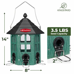 Kingsyard Wild Bird Feeder for Outside Hanging 3 Kingsyard Wild Bird Feeder for Outside Hanging 3