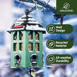 Kingsyard Wild Bird Feeder for Outside Hanging 8 Kingsyard Wild Bird Feeder for Outside Hanging 8