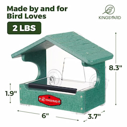 Kingsyard Window Bird Feeder House for Outside Hanging 3 Kingsyard Window Bird Feeder House for Outside Hanging 3