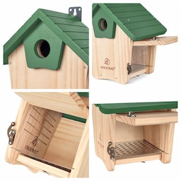 Kingsyard Wooden Bluebird House with 1.5'' Hole 3 Kingsyard Wooden Bluebird House with 1.5'' Hole 3