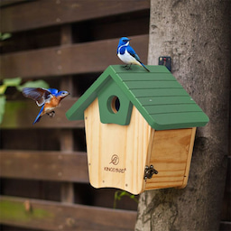 Kingsyard Wooden Bluebird House with 1.5'' Hole 5 Kingsyard Wooden Bluebird House with 1.5'' Hole 5