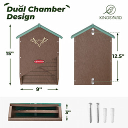 Kingsyard X-shaped Bat House 3 Kingsyard X-shaped Bat House 3