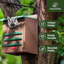 Kingsyard Weatherproof Owl House Outdoor Nesting Box 9 Kingsyard Weatherproof Owl House Outdoor Nesting Box 9