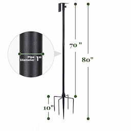 Kingsyard 80-Inch Smart Bird Feeder Mounting Pole 5 Kingsyard 80-Inch Smart Bird Feeder Mounting Pole 5