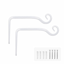 White Kingsyard Sturdy Metal Bird Feeder Hanger 2 White Kingsyard Sturdy Metal Bird Feeder Hanger 2