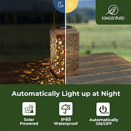 Kingsyard Square Hanging Sloar Latern 4 Kingsyard Square Hanging Sloar Latern 4