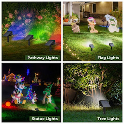 Kingsyard 47 LEDs Waterproof IP68 Solar Lights for Garden Yards 6 Kingsyard 47 LEDs Waterproof IP68 Solar Lights for Garden Yards 6