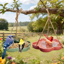 Kingsyard Hanging Bird Baths and Platform Feeder 1 Kingsyard Hanging Bird Baths and Platform Feeder 1