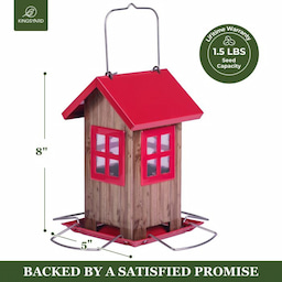 Kingsyard Small Bird House Feeder 3 Kingsyard Small Bird House Feeder 3