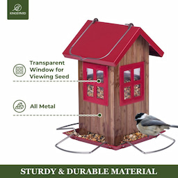 Kingsyard Small Bird House Feeder 4 Kingsyard Small Bird House Feeder 4