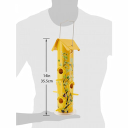 Kingsyard Artwork Metal Tube Bird Feeder 5 Kingsyard Artwork Metal Tube Bird Feeder 5