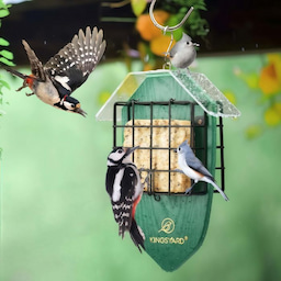 Kingsyard Double Suet Weatherproof Bird Feeder 1 Kingsyard Double Suet Weatherproof Bird Feeder 1