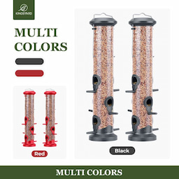 Kingsyard 2 Pack Weatherproof Tube Bird Feeder 5 Kingsyard 2 Pack Weatherproof Tube Bird Feeder 5