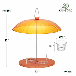 Kingsyard Oriole Bird Feeders with Protective Dome 3 Kingsyard Oriole Bird Feeders with Protective Dome 3