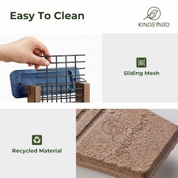 Kingsyard Tail Prop Suet Feeder for Woodpeckers 6 Kingsyard Tail Prop Suet Feeder for Woodpeckers 6