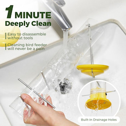 Kingsyard Metal Thistle Tube Bird Feeder 5 Kingsyard Metal Thistle Tube Bird Feeder 5