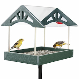 Kingsyard Recycled Plastic Wild Bird Feeders with Adjustable Height Pole Kit 2 Kingsyard Recycled Plastic Wild Bird Feeders with Adjustable Height Pole Kit 2