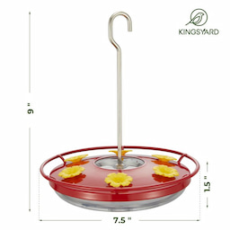 Kingsyard 12oz Tray Hummingbird Feeder With Ant Moat 3 Kingsyard 12oz Tray Hummingbird Feeder With Ant Moat 3