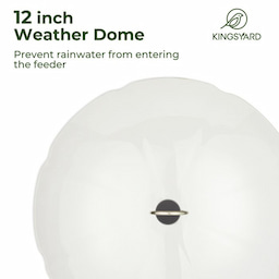 Kingsyard 12oz Tray Hummingbird Feeder with Weatherproof Dome & Ant Moat 6 Kingsyard 12oz Tray Hummingbird Feeder with Weatherproof Dome & Ant Moat 6