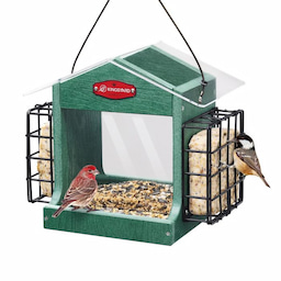 Kingsyard Recycled Plastic Double Suet Wild Bird Feeder 2 Kingsyard Recycled Plastic Double Suet Wild Bird Feeder 2