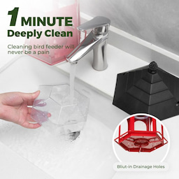 Kingsyard Large Capacity Gazebo Wild Bird Feeder 5 Kingsyard Large Capacity Gazebo Wild Bird Feeder 5