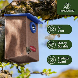 Kingsyard Weatherproof Wren Bird House with 1'' Hole 6 Kingsyard Weatherproof Wren Bird House with 1'' Hole 6