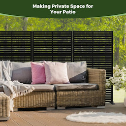 Kingsyard Decorative Metal Privacy Screen 7 Kingsyard Decorative Metal Privacy Screen 7