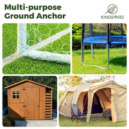 Kingsyard 20" Multi-Purpose Ground Anchors Screw 2 or 4 Pack 11 Kingsyard 20" Multi-Purpose Ground Anchors Screw 2 or 4 Pack 11