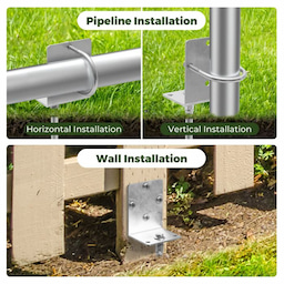 Kingsyard 20" Multi-Purpose Ground Anchors Screw 2 or 4 Pack 8 Kingsyard 20" Multi-Purpose Ground Anchors Screw 2 or 4 Pack 8