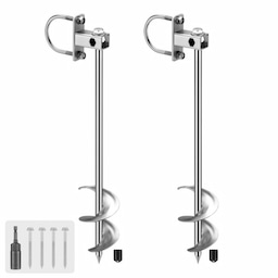 Kingsyard 18" Multi-Purpose Ground Anchors Screw 2 or 4 Pack 5 Kingsyard 18" Multi-Purpose Ground Anchors Screw 2 or 4 Pack 5