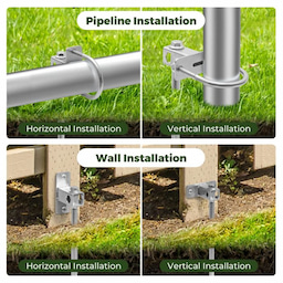 Kingsyard 18" Multi-Purpose Ground Anchors Screw 2 or 4 Pack 8 Kingsyard 18" Multi-Purpose Ground Anchors Screw 2 or 4 Pack 8