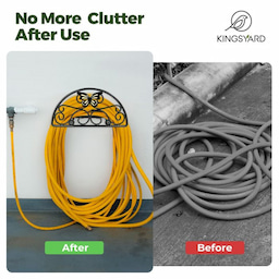 Kingsyard Wall Mount Garden Hose Holder Holds 100Ft Hoses 5 Kingsyard Wall Mount Garden Hose Holder Holds 100Ft Hoses 5