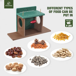 Kingsyard Recycled Plastic Squirrel Feeder Box 7 Kingsyard Recycled Plastic Squirrel Feeder Box 7
