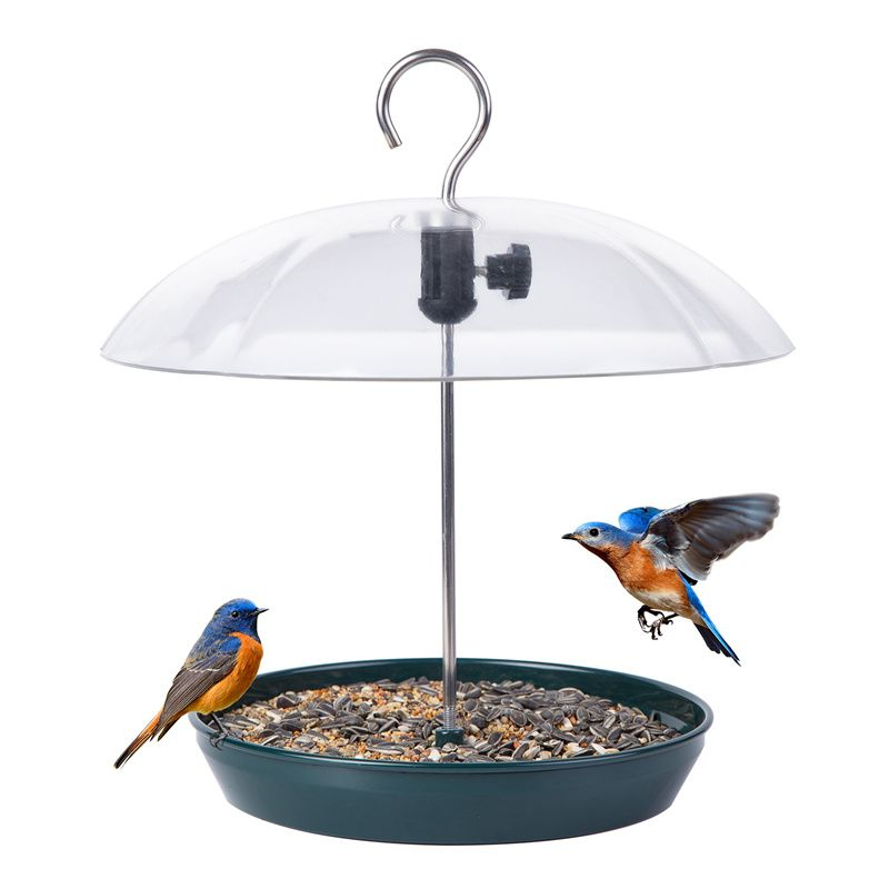 Kingsyard Adjustable Platform Bird Feeder with Squirrel Proof Design