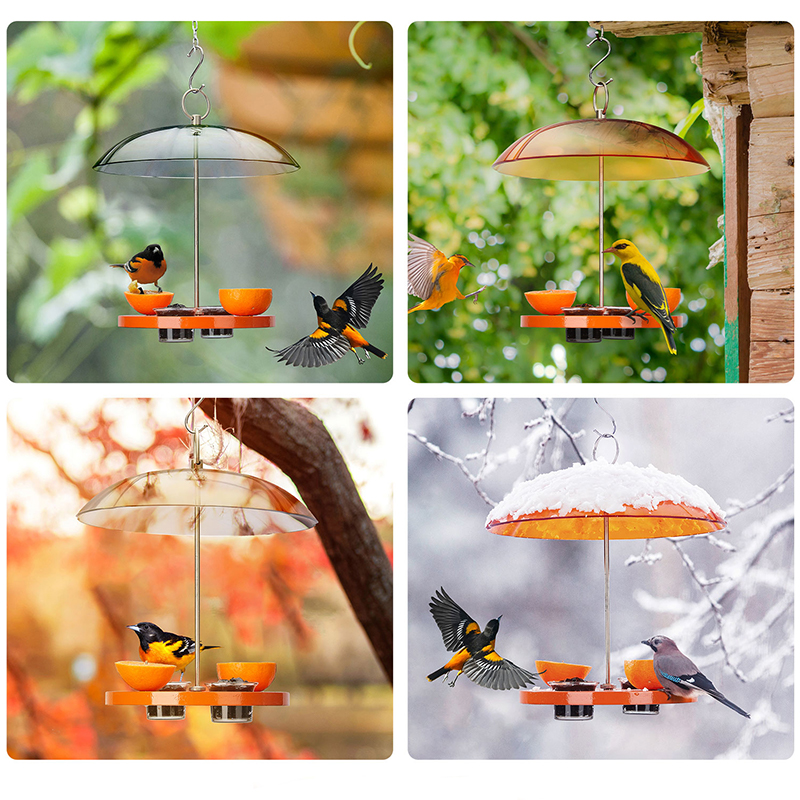 Kingsyard Oriole Bird Feeders, Mixed Seed Bird Feeders KINGSYARD