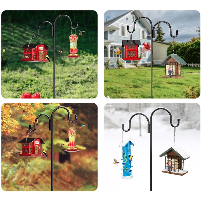 Kingsyard Full Size Heavy Duty Bird Feeder Pole System 6 Kingsyard Full Size Heavy Duty Bird Feeder Pole System 6