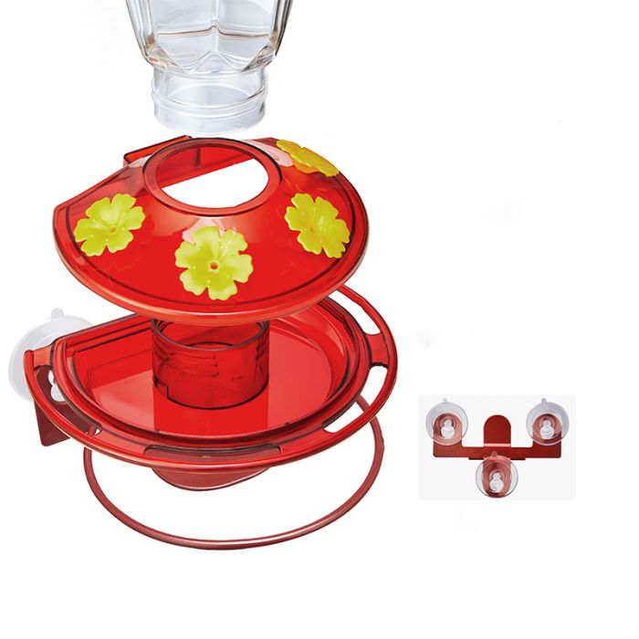 Kingsyard 16oz Leak Proof Window Hummingbird Feeder 3 Kingsyard 16oz Leak Proof Window Hummingbird Feeder 3