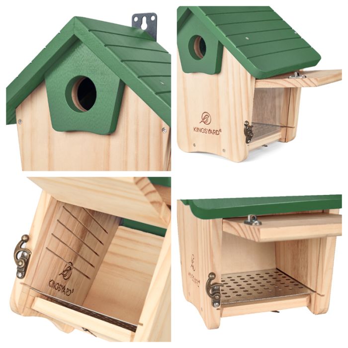 Kingsyard Wooden Bluebird House with 1.5'' Hole 3
