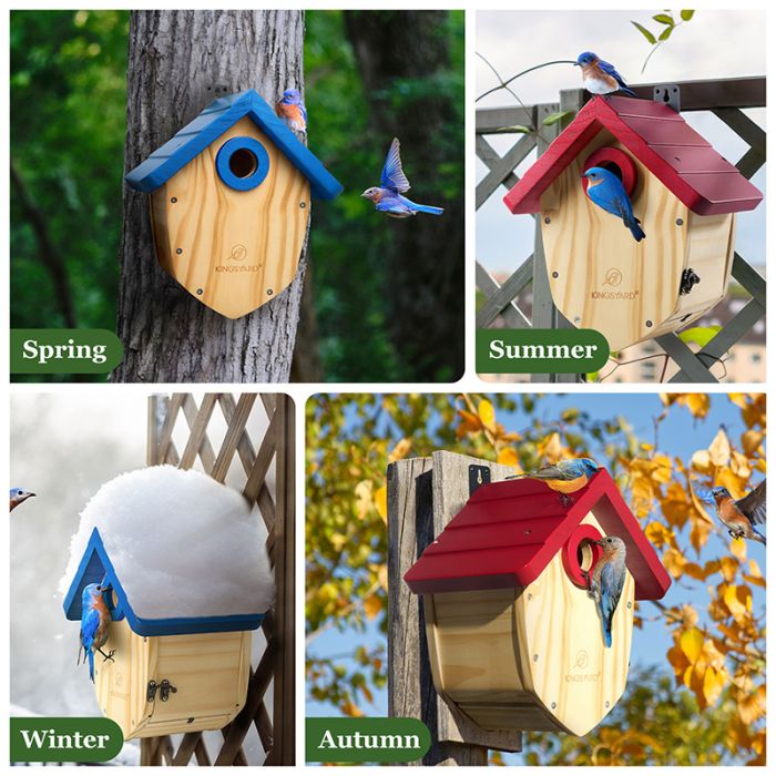 Kingsyard Decorative BlueBird House with 1.5'' Hole 9
