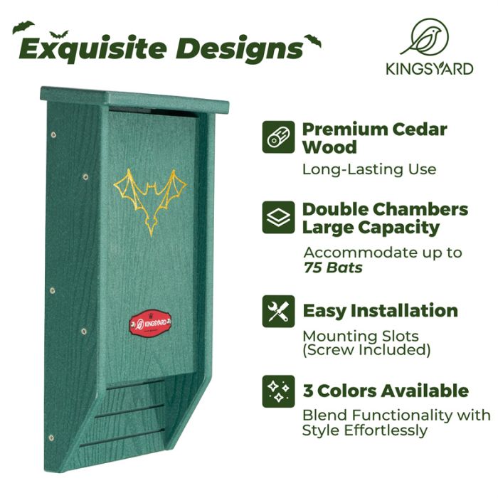 Kingsyard Unique Design Bat House 4 Kingsyard Unique Design Bat House 4