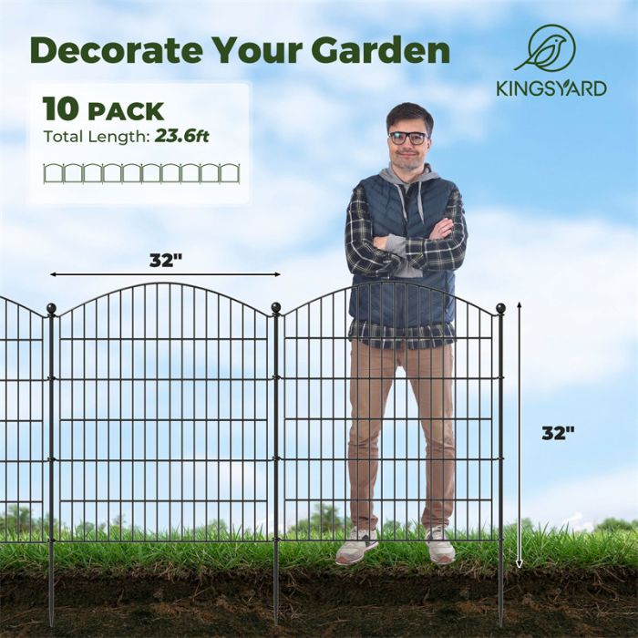 Kingsyard No Dig Big & Medium Animal Barrier Fence 3