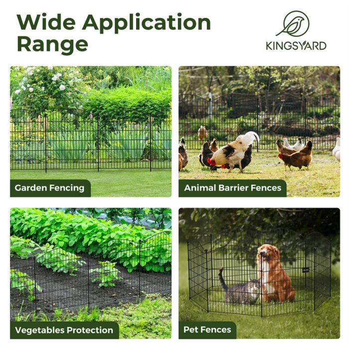 Kingsyard No Dig Big & Medium Animal Barrier Fence 7