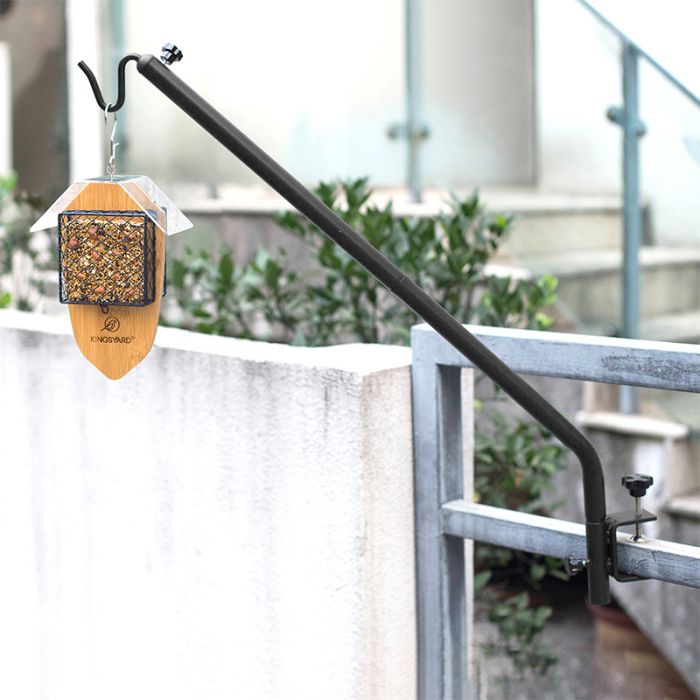 Kingsyard Adjustable(27"-39") Metal Deck Railling Hooks 8 Kingsyard Adjustable(27"-39") Metal Deck Railling Hooks 8