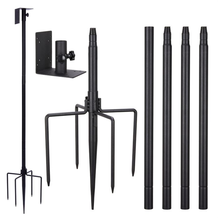 Kingsyard 80-Inch Smart Bird Feeder Mounting Pole 3