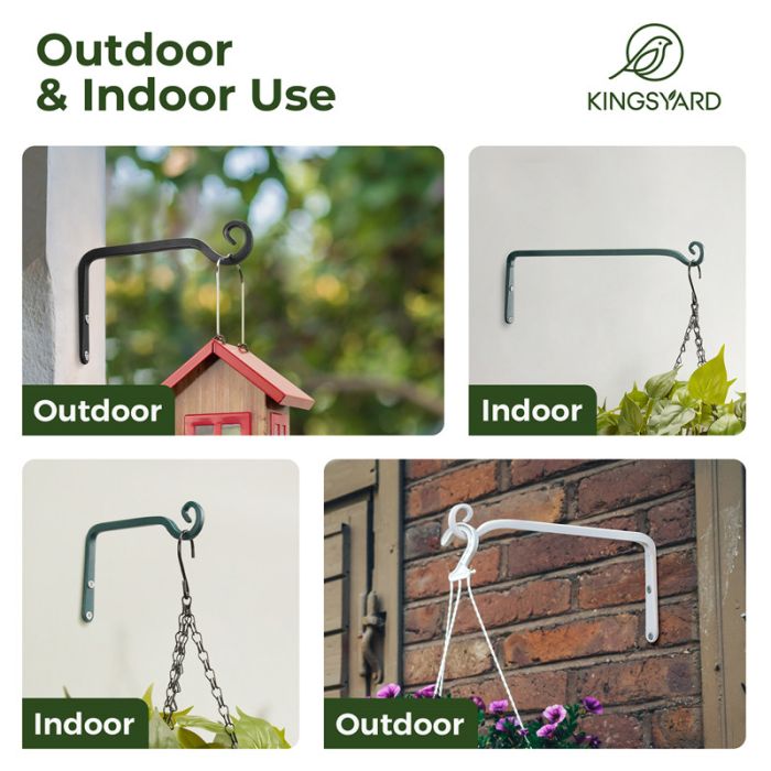 Kingsyard Sturdy Metal Bird Feeder Hanger 8